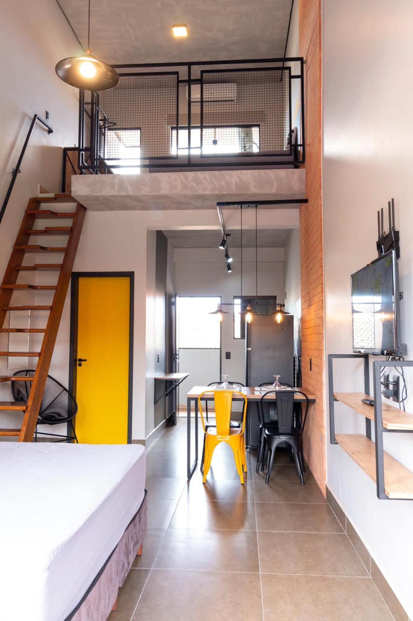 Apartamento Loft de 1 Quarto